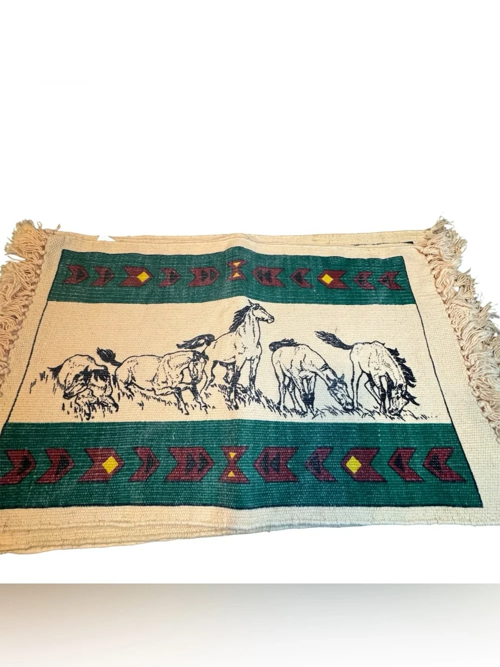 Southwestern Horse Print Placemats set of 4